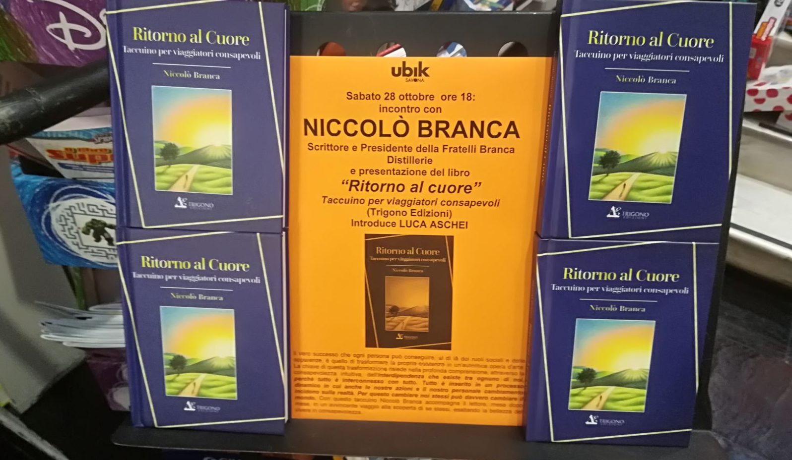 Niccolò Branca Libreria Ubik Savona